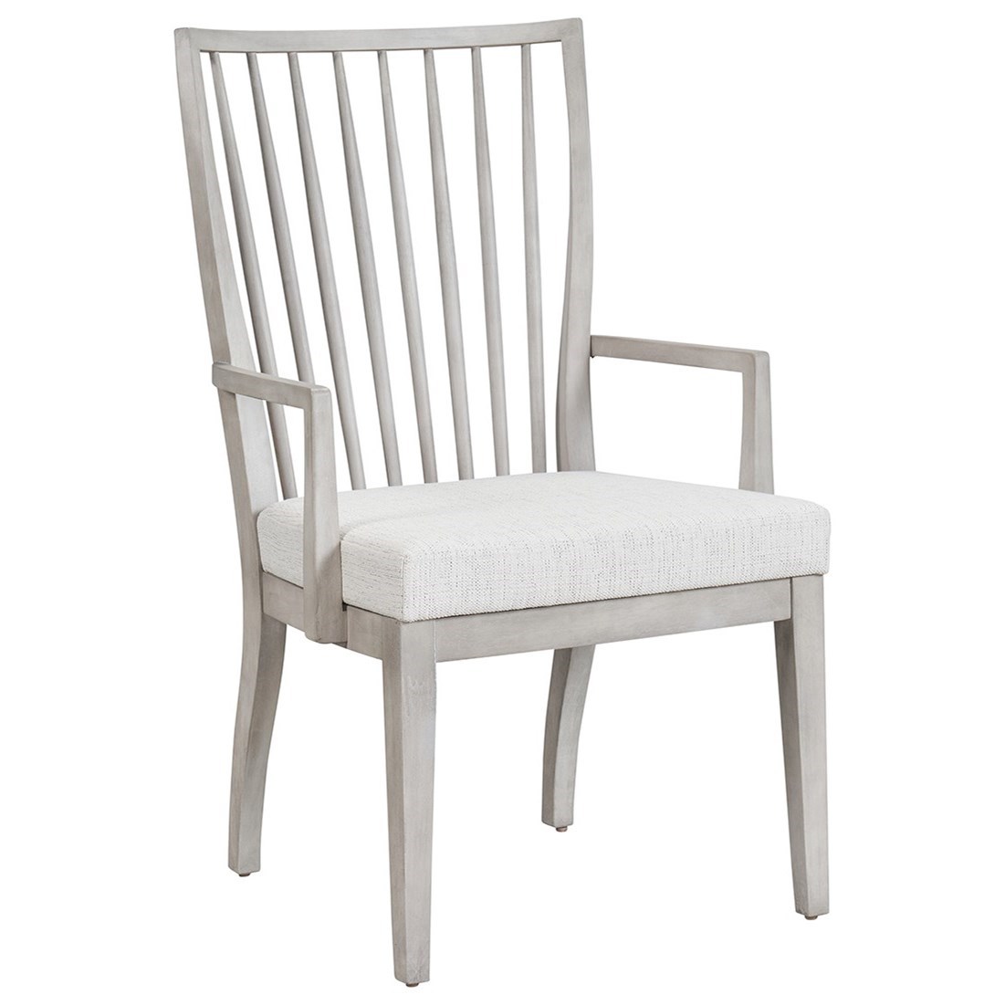 Universal Modern Farmhouse U011C625 Relaxed Vintage Bowen Arm Chair with Upholstered Seat Baer